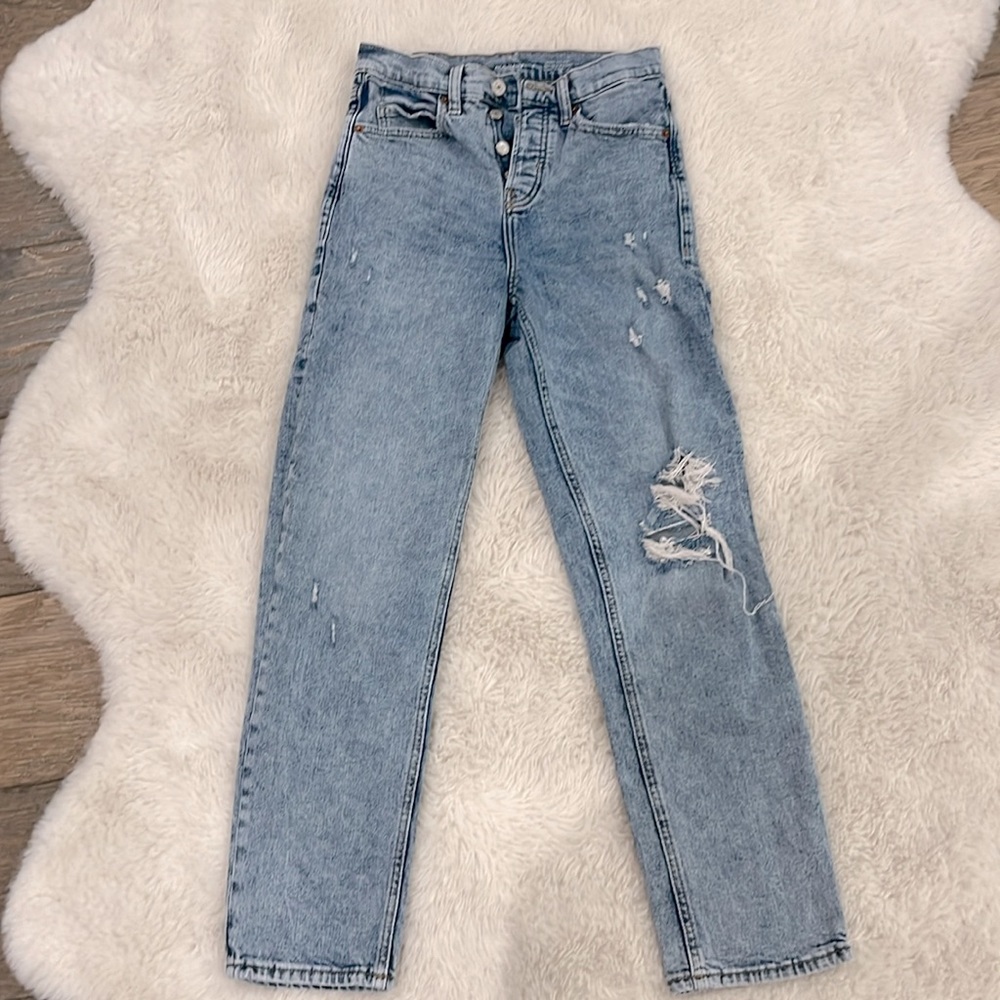 Extra High Rise Jeans size 0 from Old Navy